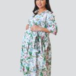 Maternity Hospital Robe - Sage Bloom